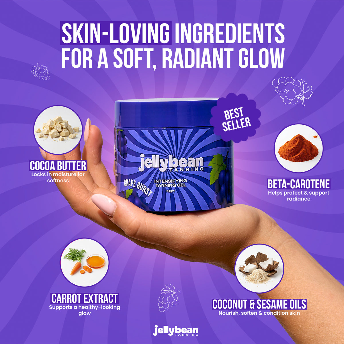 Intensifying Tanning Gel - Grape