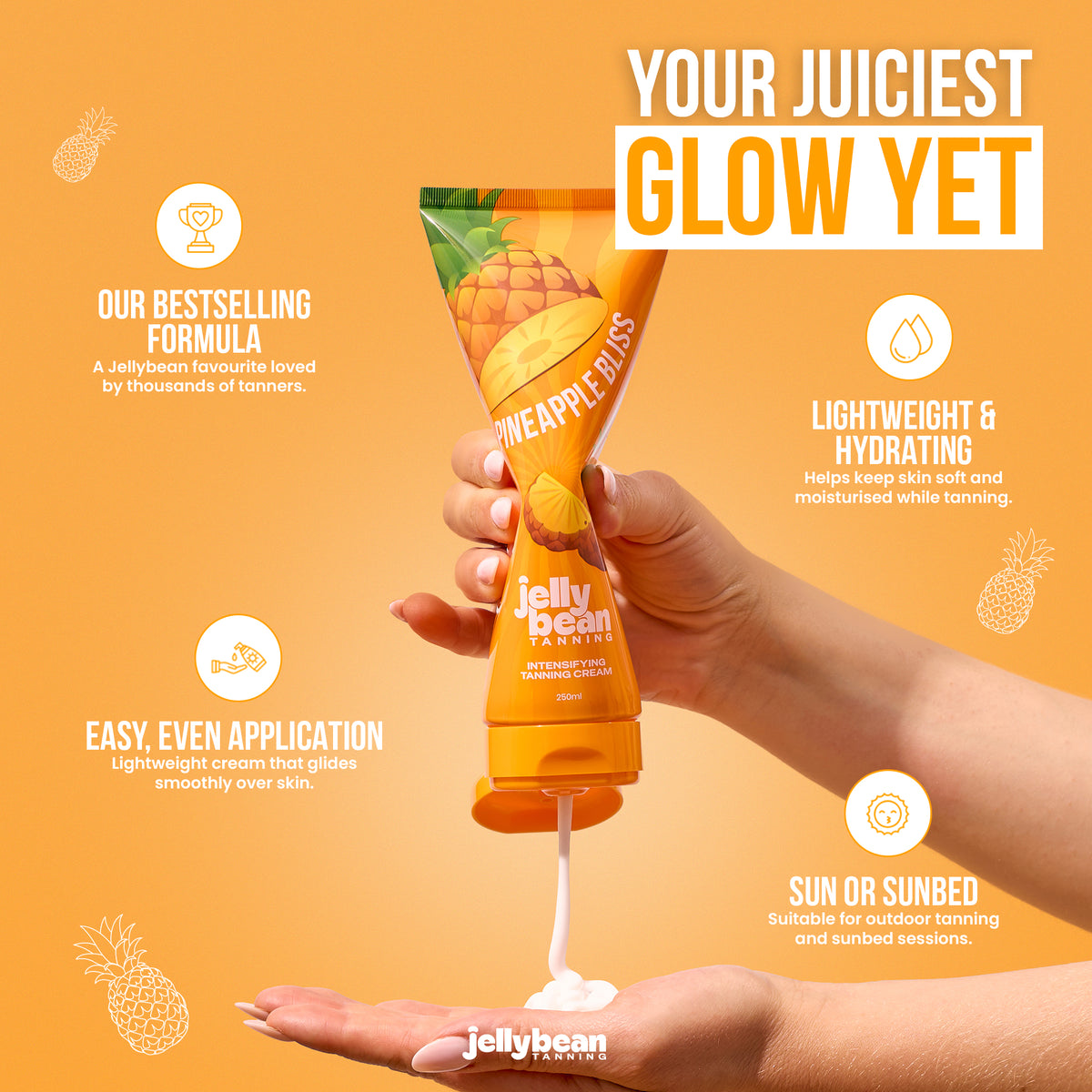 Intensifying Tanning Cream - Pineapple