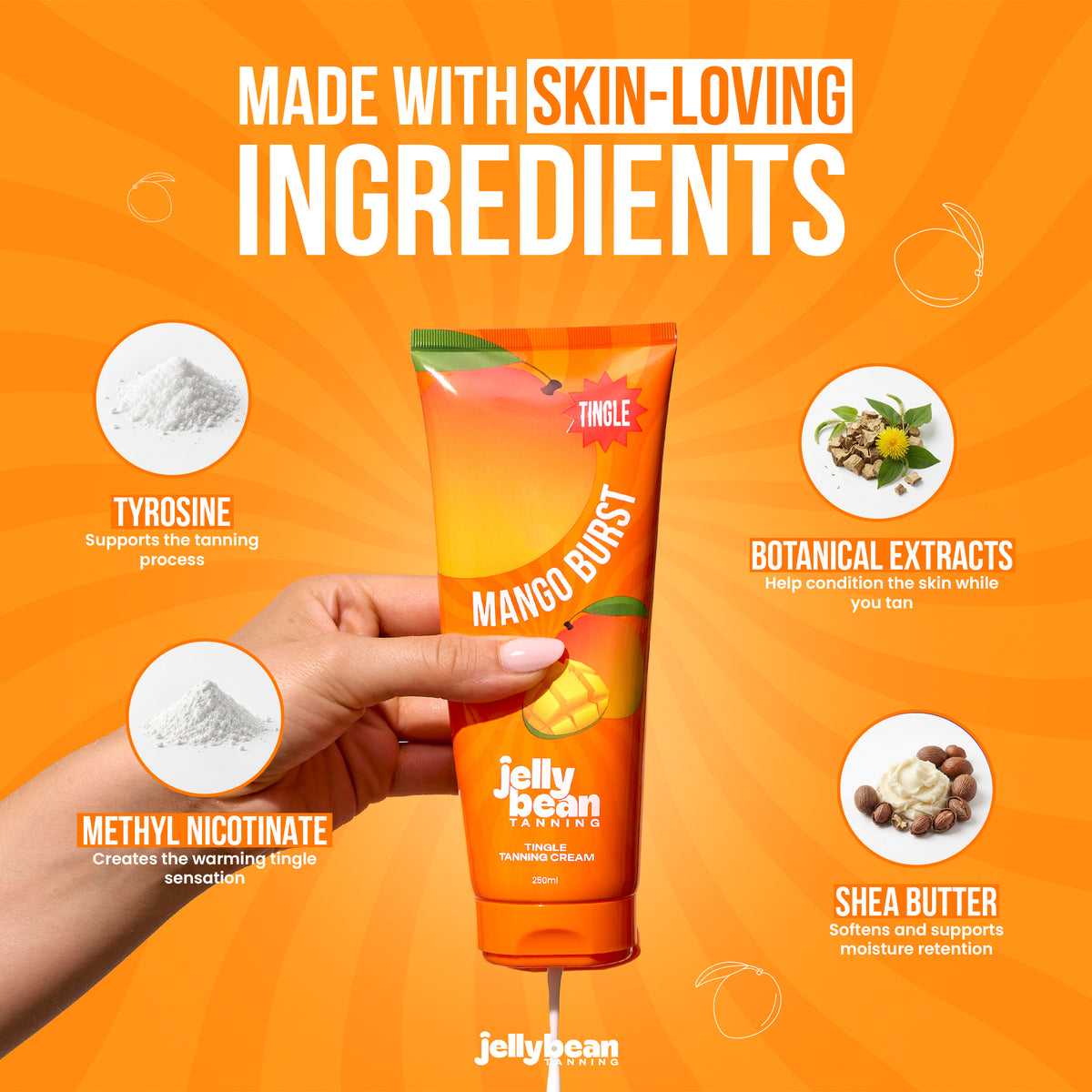 Tingle Tanning Cream - Mango