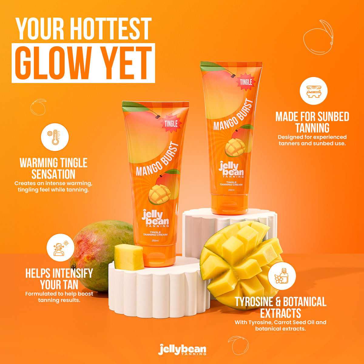 Tingle Tanning Cream - Mango
